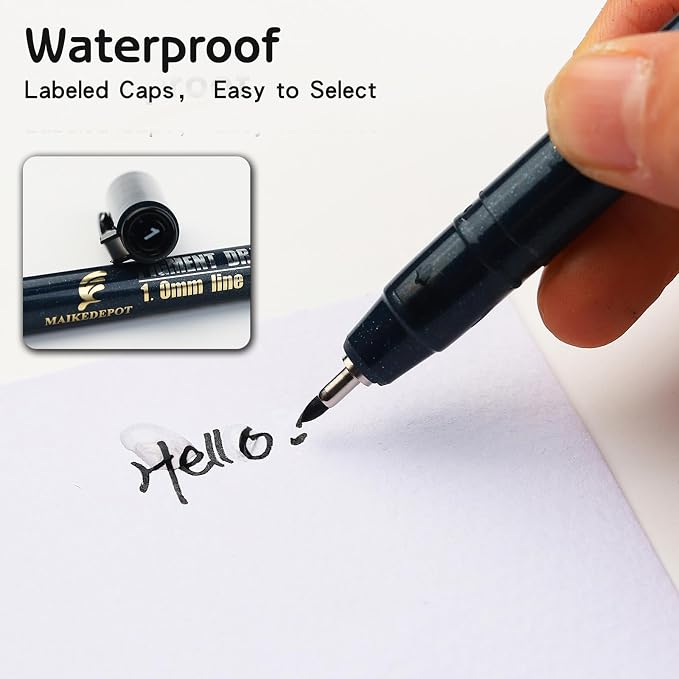 16 Pack Micro Fineliner Drawing Pens - Image 4