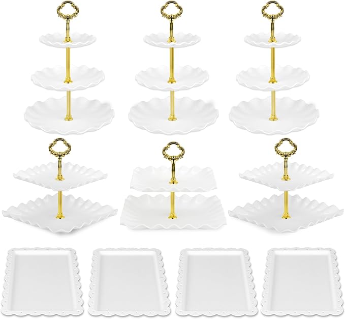 Pack of 11 NWK Cake Stand Set, - Image 6
