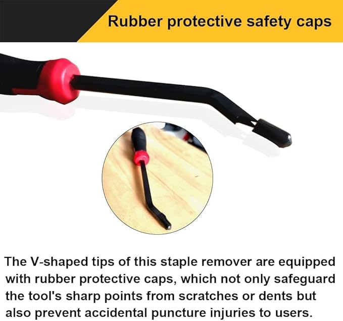 Upholstery Staple Remover | Heavy Duty Staple Remover Tool, Professional Tack Puller Set, Nail Puller for Quickly and Easily Extract all Kinds of Nails