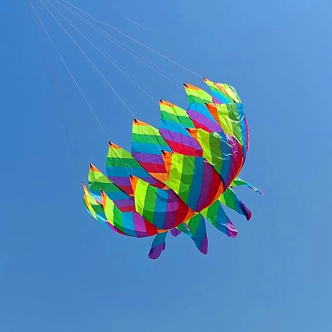 Big Kite Rotating Kite Giant Easy to Fly Soft Lotus-Shaped Soft Kite Flying - Image 2