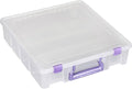 ArtBin 6955JS Super Satchel Compartment Box Clear Craft Organizer Storage Case by ArtBin