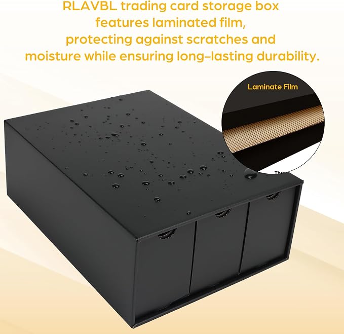 RLAVBL 12-600 CT Trading Card Storage Box - Image 5