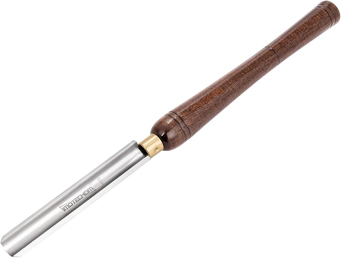 1-Inches HSS Roughing Gouge Lathe Chisel Wood Turning Tools with Round Plastic Box and Hanging Bag