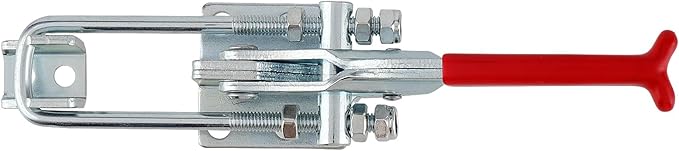 MOUYAT 6 Pack Heavy Duty Toggle Clamp, 2000Lbs Capacity Pull Toggle Latch Clamp with Adjustable Threaded U Bolt, 40431 Self Lock Toggle Clamp Tool for ToolBox Case
