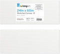 KINGART Stretched White Canvas Set – Panoramic Rectangle, 24x60 Inch, Triple by KINGART