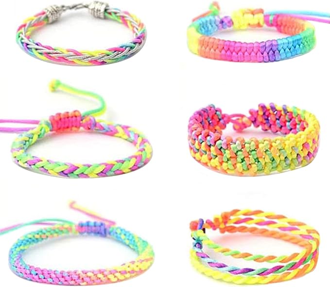 LUSTEMBER 1mm Stretchy Bracelet String, Sturdy Rainbow Elastic String Elastic - Image 7