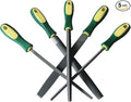 Metal File Set, 5-Piece, 8-inch,High Carbon Steel File,Work for Metal, Wood,Plastic
