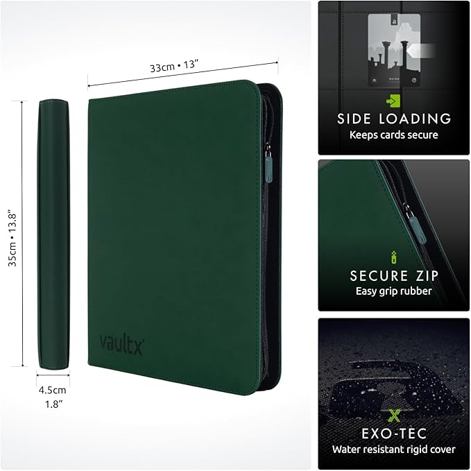 Vault X 12 Pocket Zip Trading Card Binder 480 Cards Exo-Tec | Holds 480 - Image 2