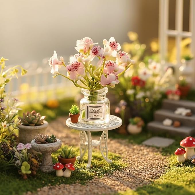 Miniature Flowers in Vase Set - Image 6