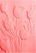 Tulip 3D Embossing Folder for Card Making DIY Scrapbooking Blossom Tulip Flower by CYFUNDESIGN