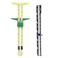 Sewing Gauge Measuring Tool Set 5-in-1 T-Shaped Sliding Gauge Ruler, Acrylic by LINXIAO