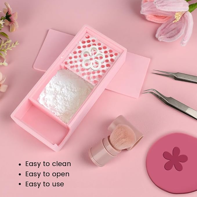 Cornstarch Tapper Box for Polymer Clay – Powder Container - Image 8