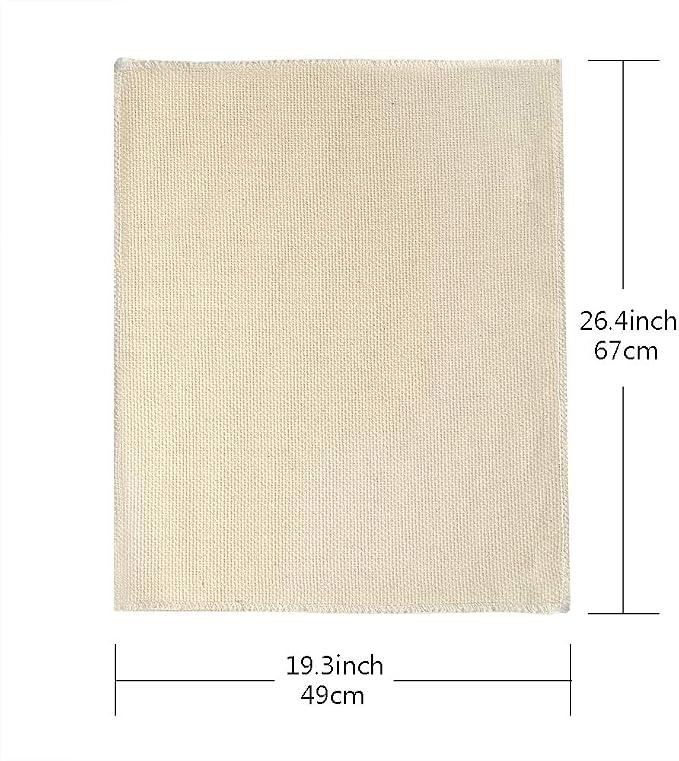 Pllieay Tufting Cloth Punch Needle Fabric, Embroidery Fabric, Monks Cloth - Image 4
