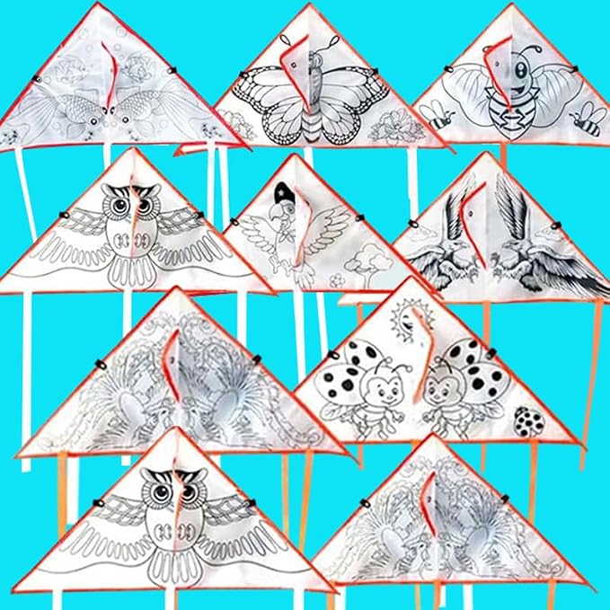 VAIPI 10 PCS DIY Color Filled Kite by VAIPI