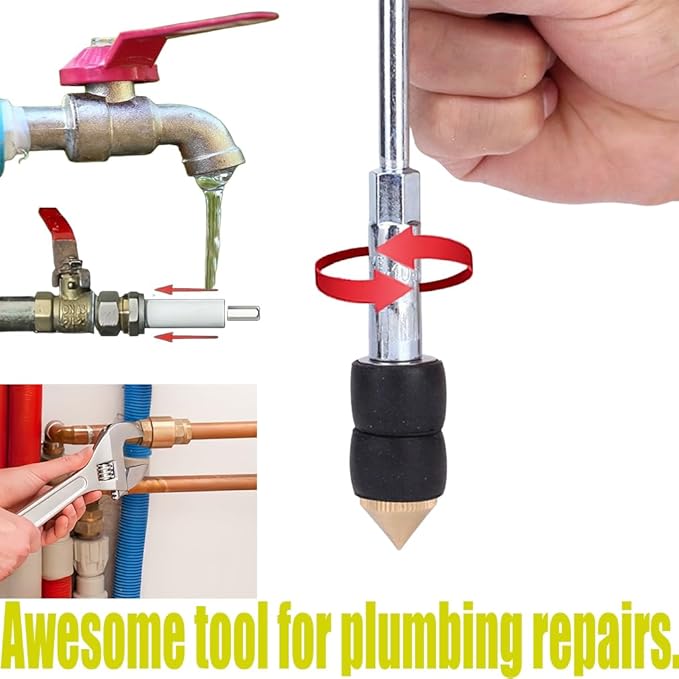 Pipe Water Stopper Kit - Hot-Melt Water Stop Needles for Fast Water Line Pipe Repairs - Stainless Steel Home Improvement/Renovation Plumbing Tool for Professional Plumber