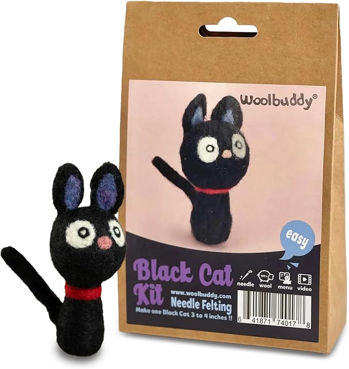 Woolbuddy Needle Felting Kit for Beginner Adults, Starter Set by Woolbuddy