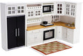 iLAND Dollhouse Furniture and Accessories Set Dollhouse Kitchen Modern Kit by ILANDTradingCoLtd