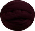 JeogYong Needle Felting Wool, 7.05oz Wool Roving Chunky Wool Yarn, Dark Maroon by JeogYong