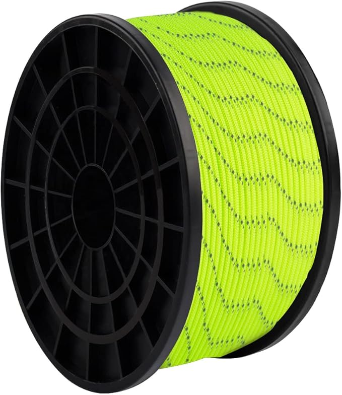 HERCULES Type III Paracord 550 Paracord Rope Parachute Cord, 1000' Reflective for Survival Rope, Survival Cord