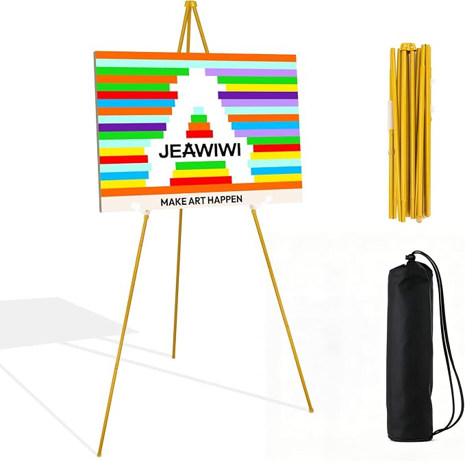 JEAWIWI 1PCS Golden Easel Stand by JEAWIWI