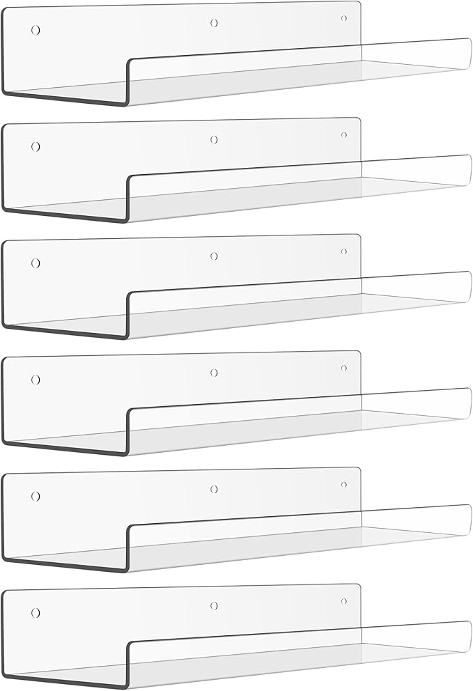 upsimples 15" x 4" Acrylic Shelves by upsimples