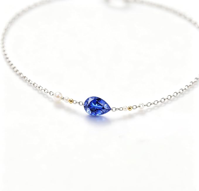 AierCrystal Royal Blue Deep Blue Sapphire Color Cubic Zirconia Loose Beads - Image 9