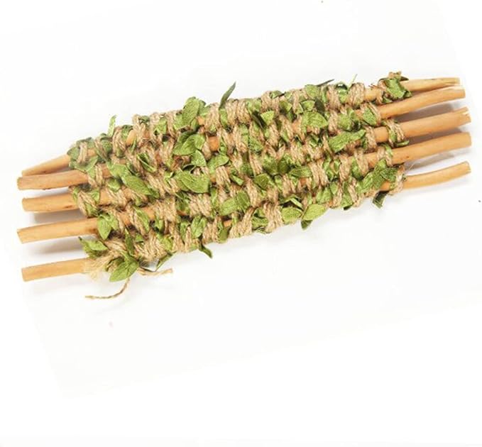 33 feet Natural Twine Green Leaf Jute 3ply 2MM Rope Hemp Burlap Ribbon String - Image 8
