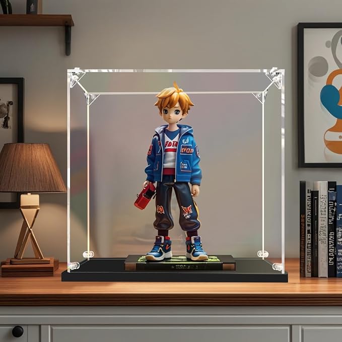 Clear Acrylic Display Case, Self-Assemble Showcase - Image 6