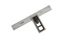 Precision Double Square for Metal Working and Fabrication, Carpentry, Woodworking and Machine Setup,4R Blade (8ths, 16ths, 32nds, 64ths), Hardened, Chrome Stainless Steel Blade, Made in US