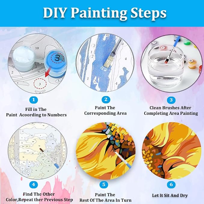 Artunion Framed Paint by Numbers Kit - Image 6