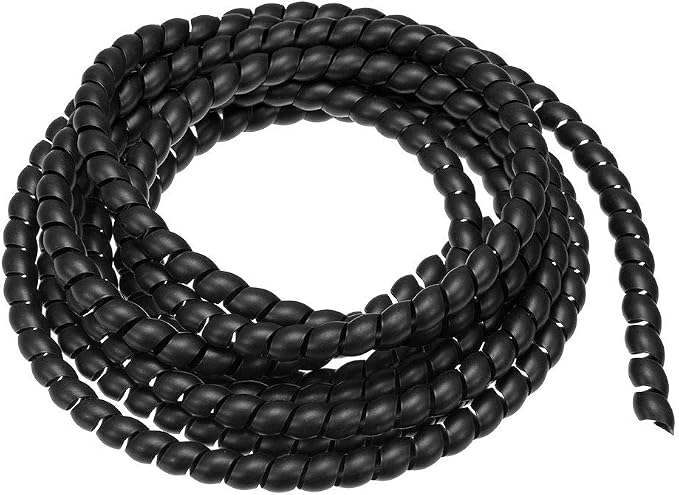 uxcell Flexible Spiral Cable Wrap Wire Cord Wraps Management Sleeve 8mm x 10mm by uxcell