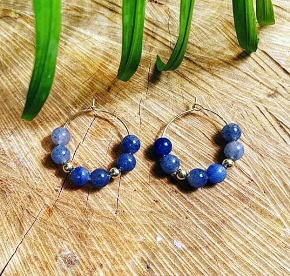 Zenkeeper About 180 Pcs Blue Aventurine Beads - Image 4