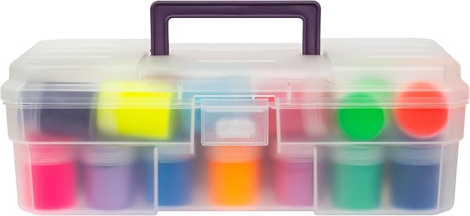 Akro-Mils 12-Inch ProBox Plastic Art Supply, Hobby or Craft Storage Toolbox - Image 8