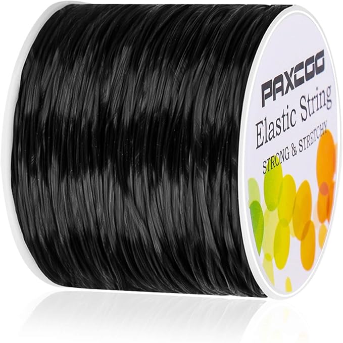 PAXCOO 1.4 MM Elastic String for Bracelets, Stretch Magic Elastic String Bead by PAXCOO
