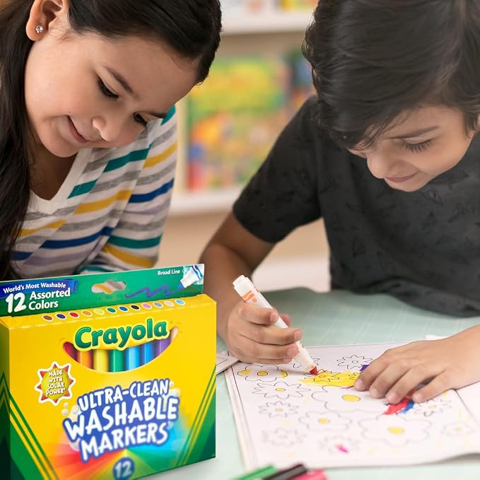 Crayola Broad Line Markers, Washable Markers - Image 9