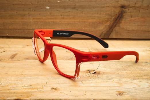 MAGID Y50 Safety Glasses for Construction | Red Frame — 1 Pair, ANSI Z87.1+ - Image 5