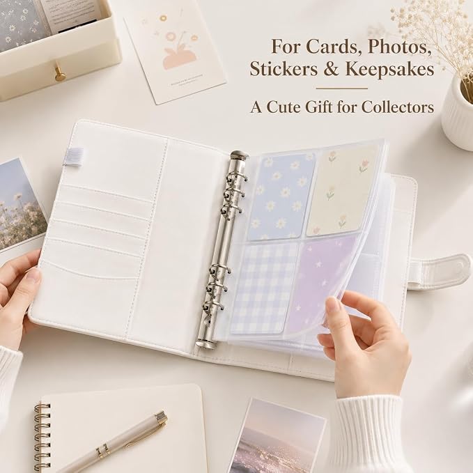 A5 Kpop Photocard Binder, 6-Ring Collector’s Album - Image 4