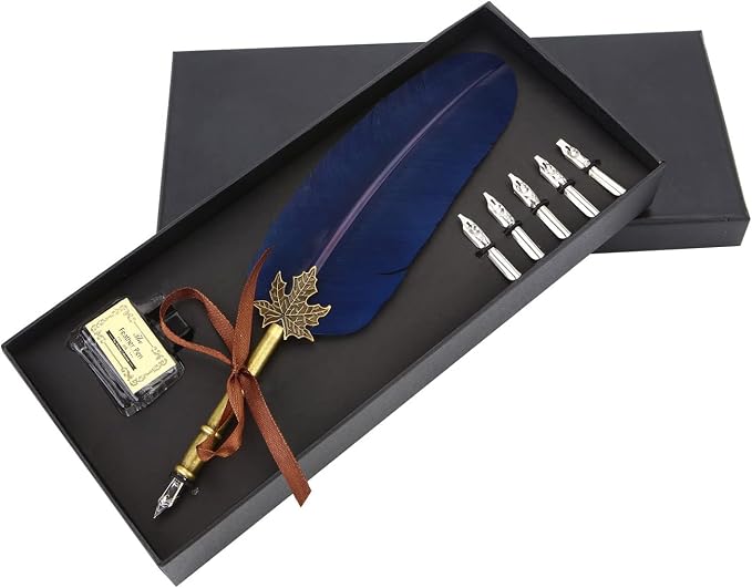 OPENDGO Feather Quill Pen Set by OPENDGO