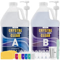 Epoxy Resin 1 Gallon Kit – Crystal Clear, High Gloss, Self-Leveling, No Bubbles by Unknown