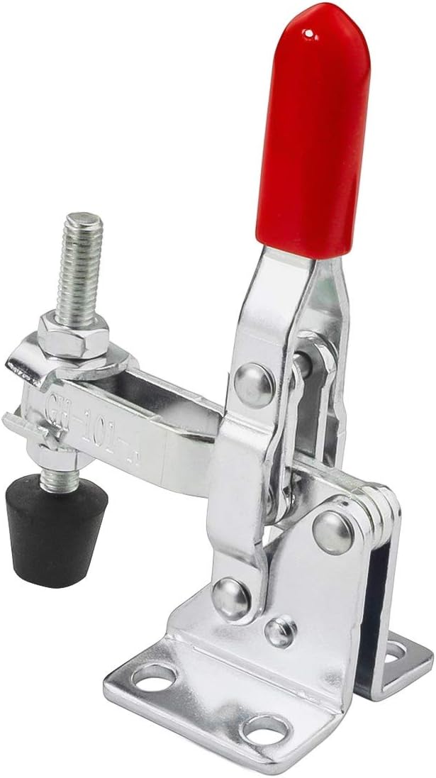 4 Pack Toggle Clamps Latch Vertical Quick-Release Toggle Clamp Antislip Holding Capacity:110 lbs Tool 101-A