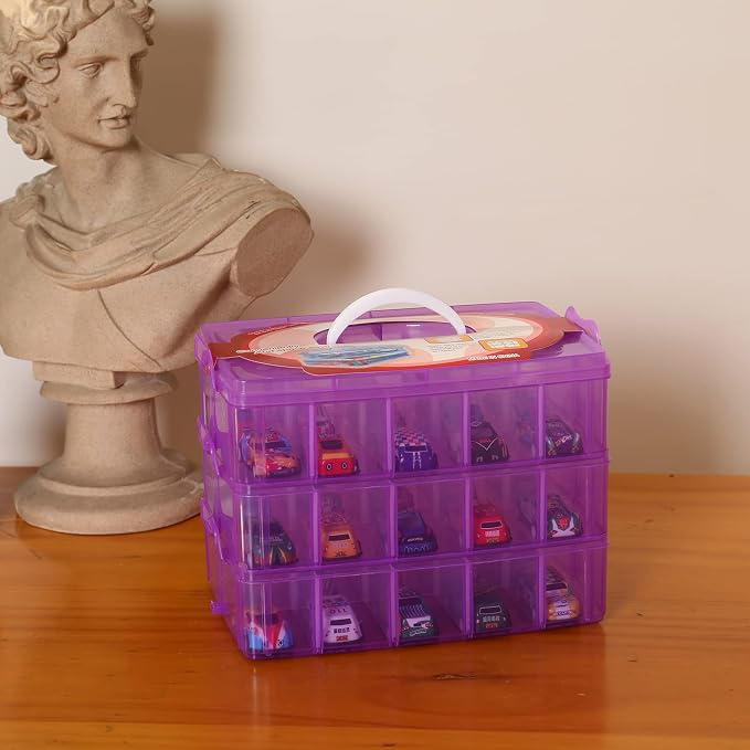 Sooyee 3-Tier Bead Organizer, Stackable Craft Storage Containers - Image 6