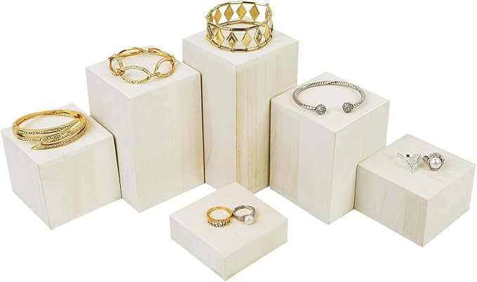 Mooca Wooden 6 Pcs Square Risers - Image 3