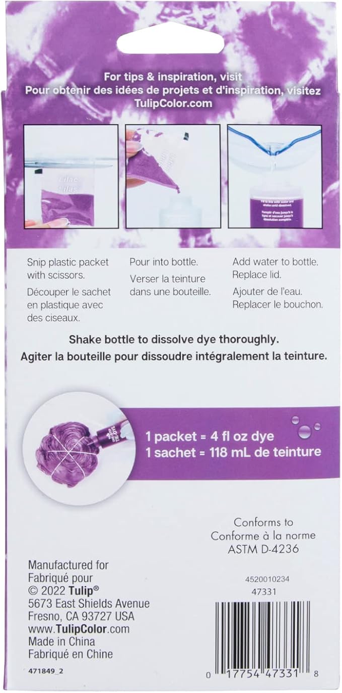 Tulip One-Step Tie-Dye Kit, 3 Fabric Dye Refill Packs - Image 5