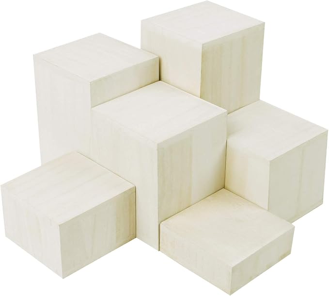 Mooca Wooden 6 Pcs Square Risers - Image 4