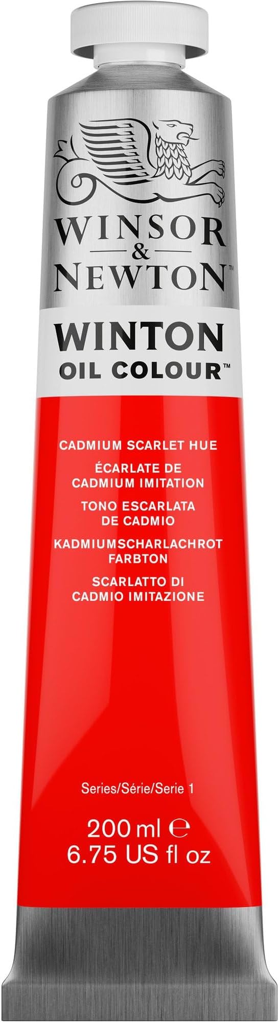 Winsor & Newton Winton Oil Color, 200ml Tube, Cadmium Scarlet Hue - Image 12