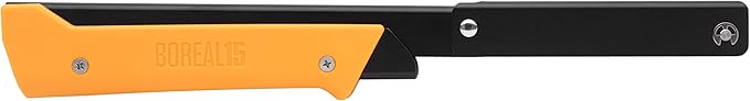 AGAWA - BOREAL15 -> 15 Inch Folding Bow Saw (Black Frame - Yellow Handle - All Purpose Blade)