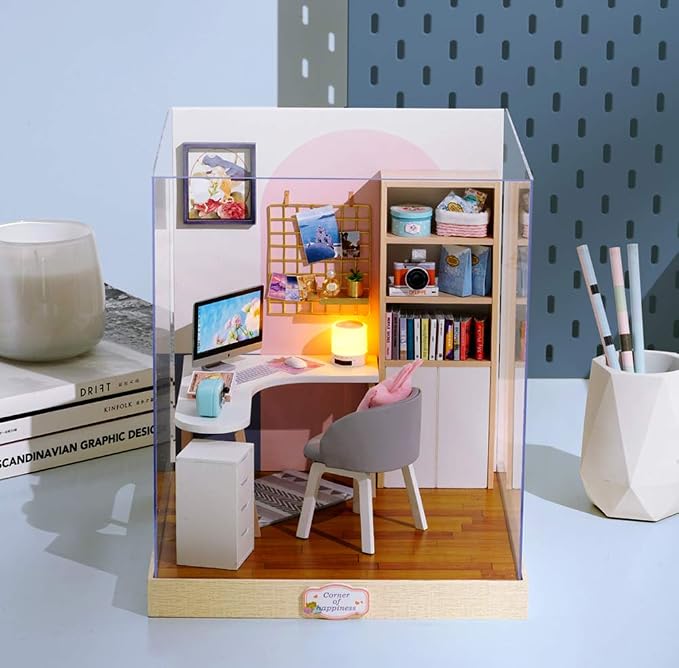 Flever Dollhouse Miniature DIY House Kit Creative Room - Image 9