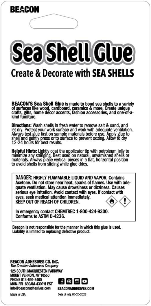 BEACON Sea Shell Glue for Creating and Decorating - Image 2