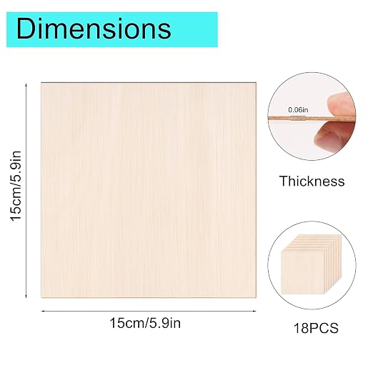 18 Pack Basswood Sheets - Image 2