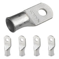 SELTERM 5pcs 2/0 AWG 5/16" Stud Tinned Copper Wire Lugs, Battery Lugs, Ring Terminals, Battery Cable Ends, 00 Gauge Ring Terminal Connectors, UL Marine Grade Electrical Battery Terminal Connectors